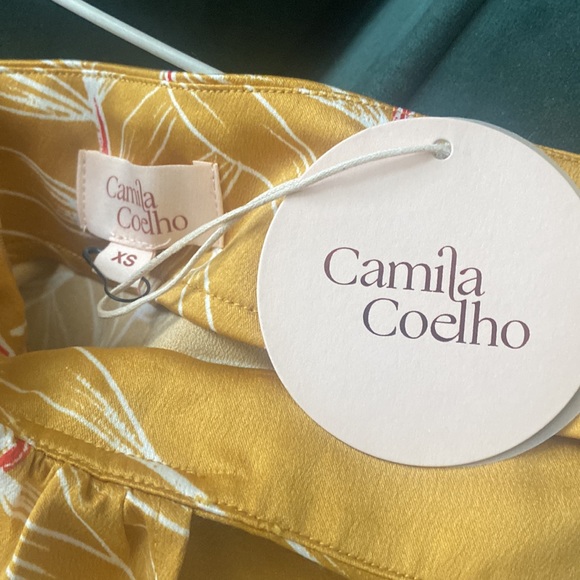 FALDA MAXI ALINECamila CoelhoColor:Gold Tropical - Picture 4 of 5